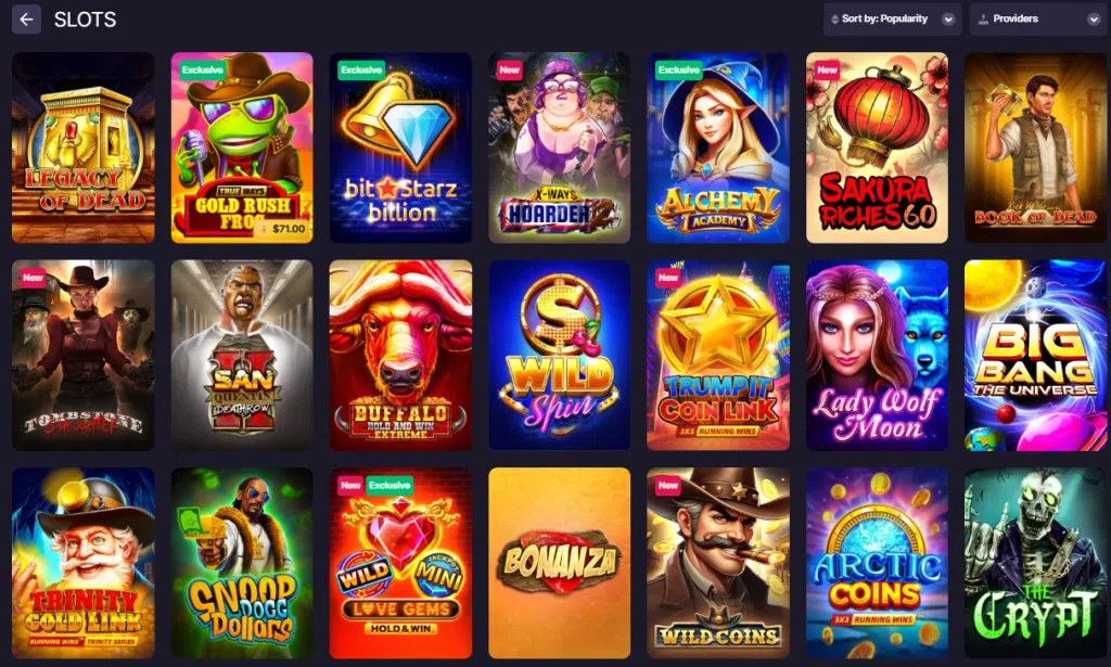 BitStarz Casino Games