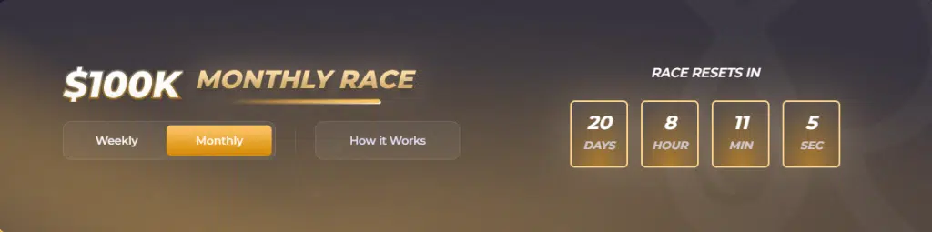 Rainbet Casino Race