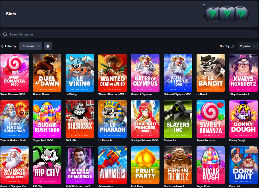 gamba casino slots