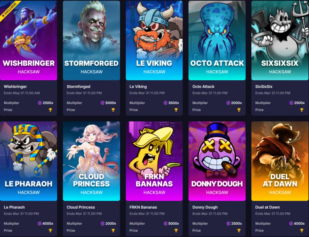 razed casino challanges